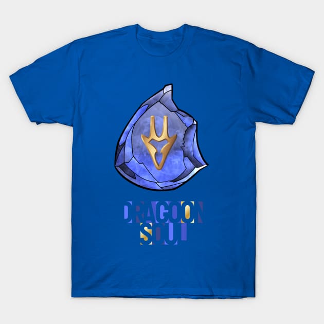 Dragoon Soul - FF14 Job Crystal T-Shirt T-Shirt by SamInJapan